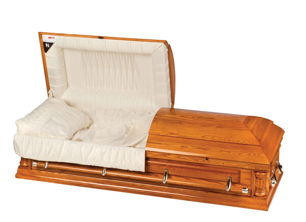 Alaster, casket, Oak