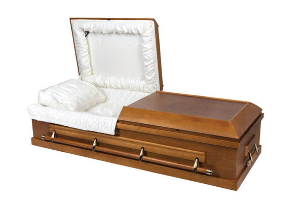 Autumn Walnut, casket, Poplar