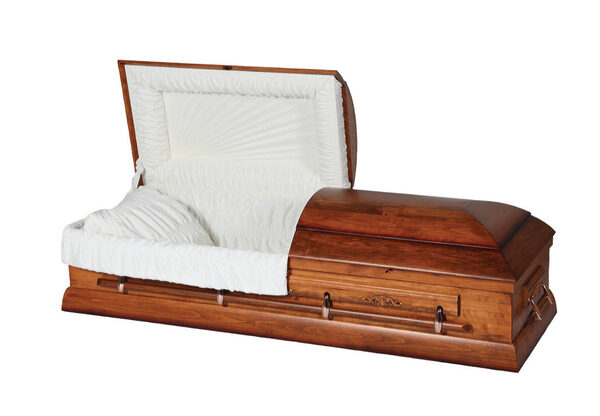 Belmont, casket, Poplar