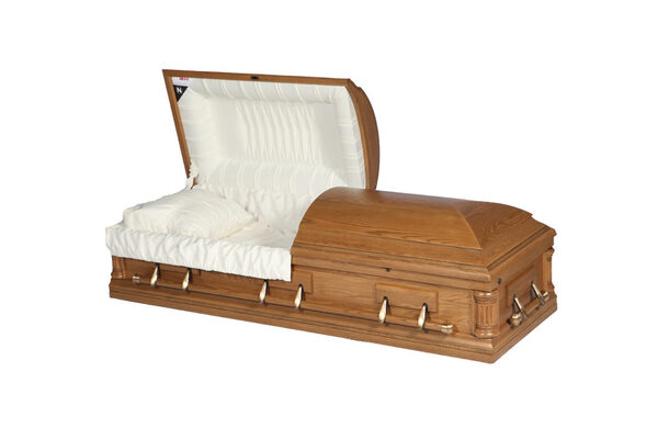 Brunswick, casket, Oak