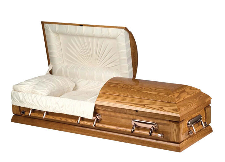 Carlton, casket in Oak