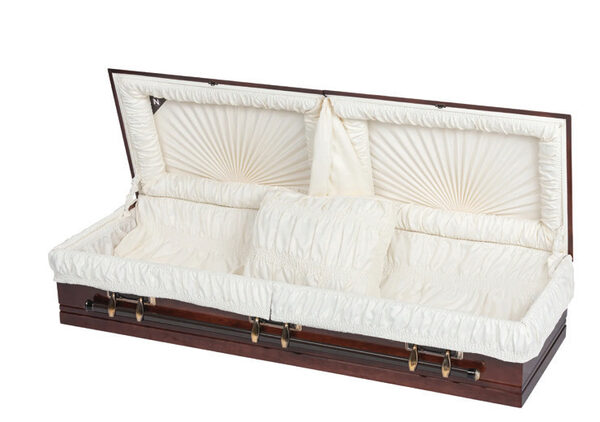 Carter Twin Panel, casket, Poplar