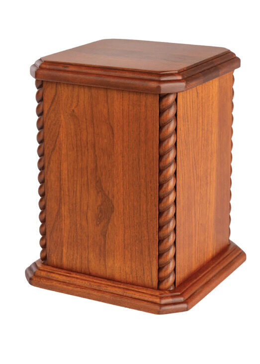 Contemporary Cherry or Maple, urn, Cherry or Maple