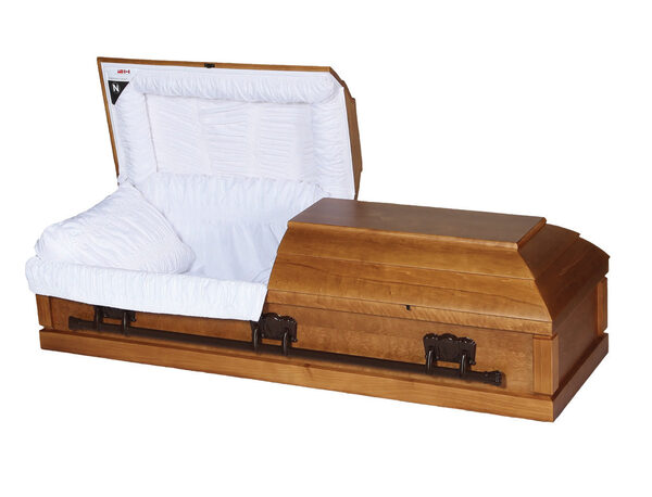 Durham, casket, Poplar