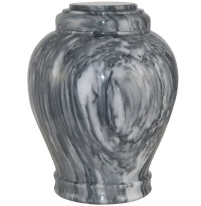 Embrace Cashmere Gray Marble Urn, urn, Marble