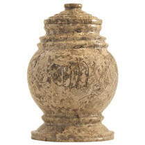 Fossil Stone Princess Marble Urn - Keepsake, urn in Marble