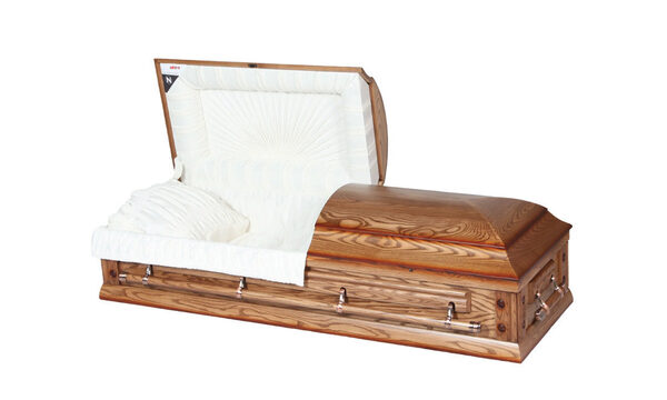 Haliburton, casket, Oak