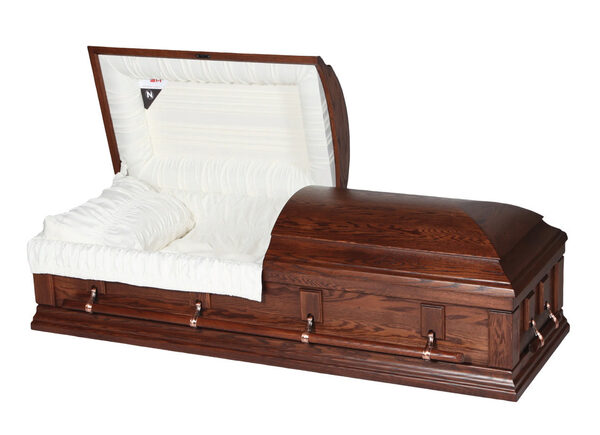 Harrowsmith, casket, Oak