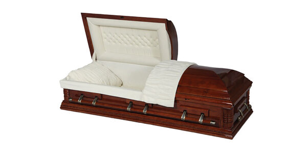 Hilton, casket, Poplar