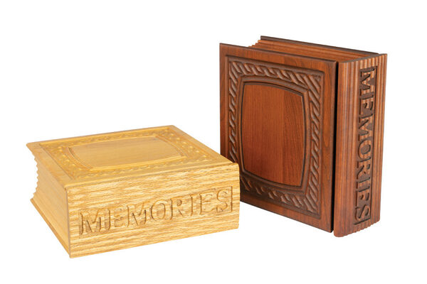 Memory Book Urn, urn, Cherry or Maple