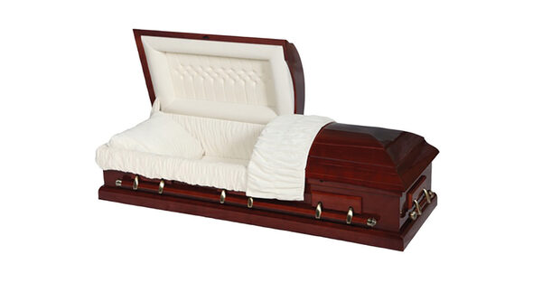 Monon, casket, Mahogany