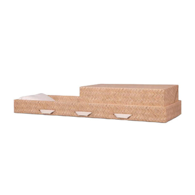 Natural Wicker, cremation container in Fibreboard