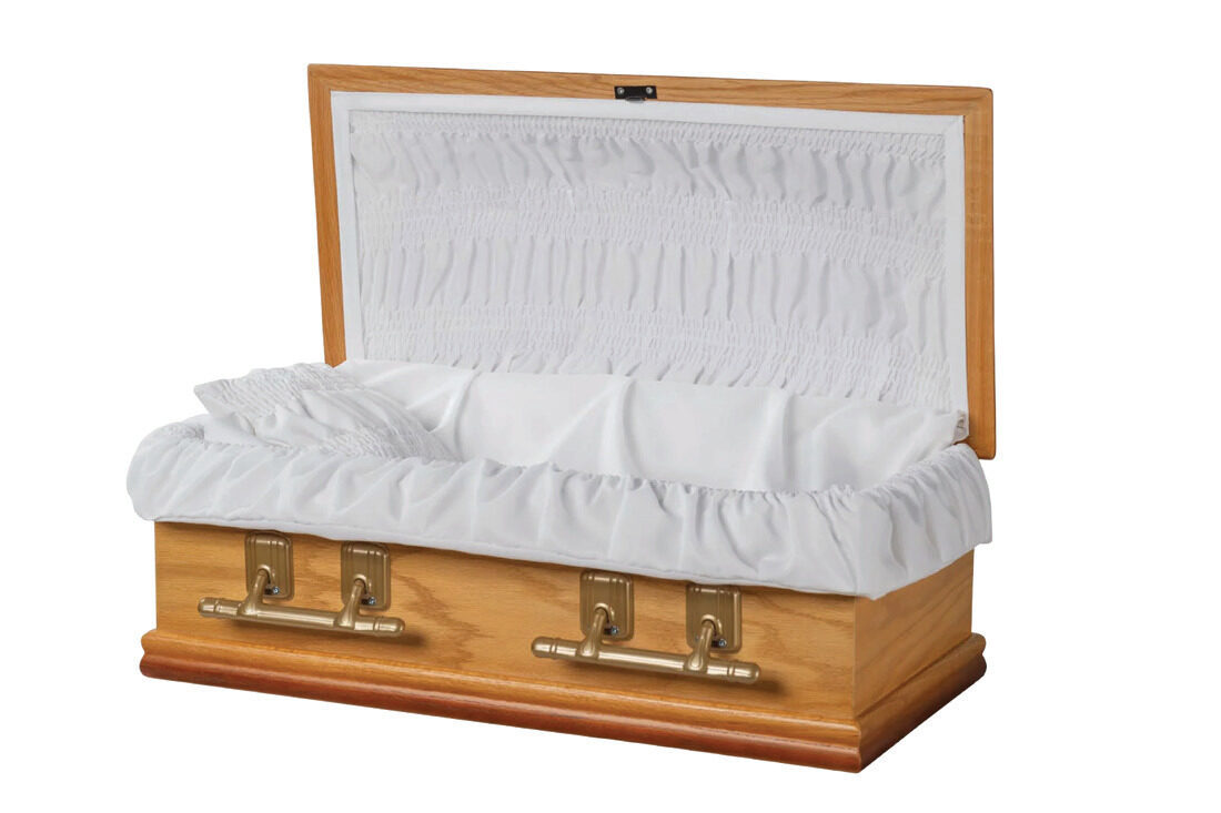 Oak - 2', casket in Oak