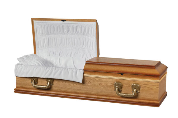 Oak - 4', casket, Oak
