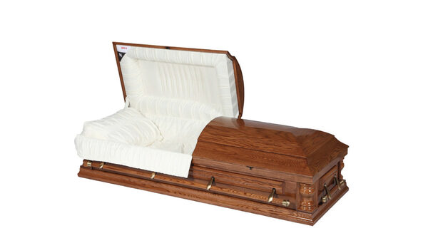 Parham, casket, Oak