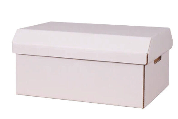 Pet Cremation Container - M, cremation container in White Fibreboard