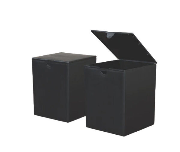 Sure-Lock - Plus-Size, urn, Black Plastic