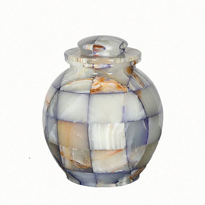 Triumph Onyx Blue Marble Urn, urn in Marble