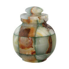 Triumph Onyx Green Marble Urn - Keepsake, urn in Marble