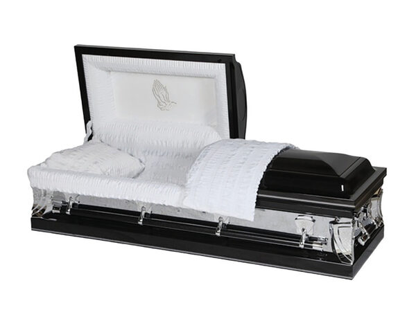 Viking Mirrored, casket, 20 Gauge Steel