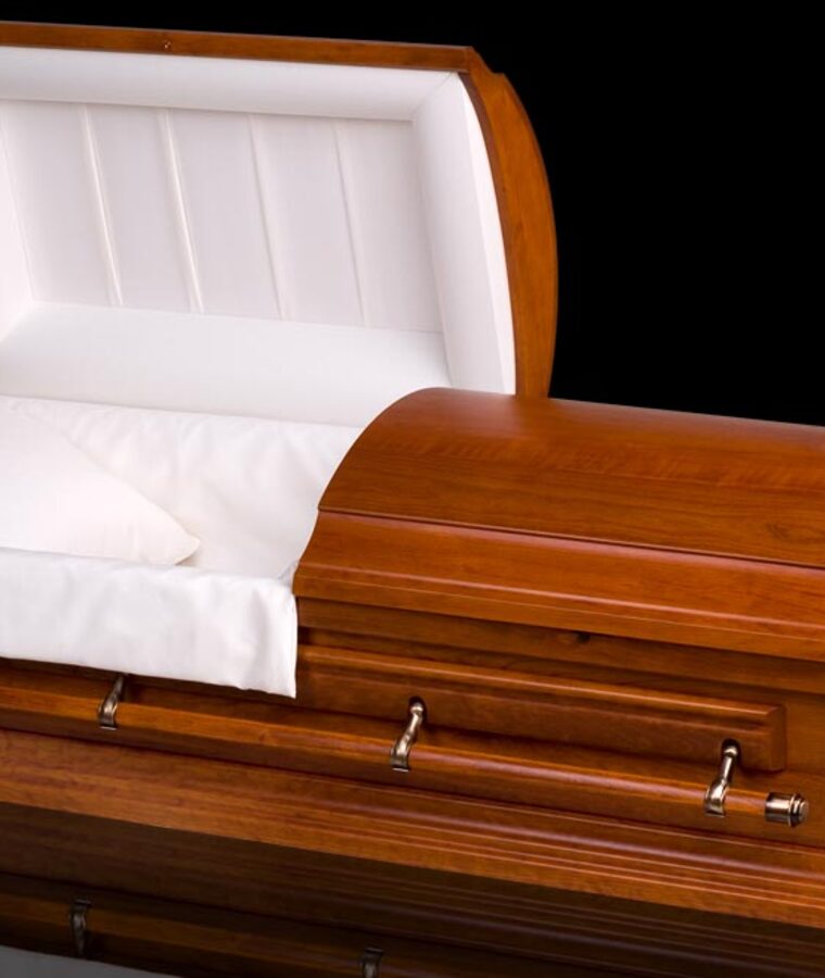 A handcrafted Northern casket